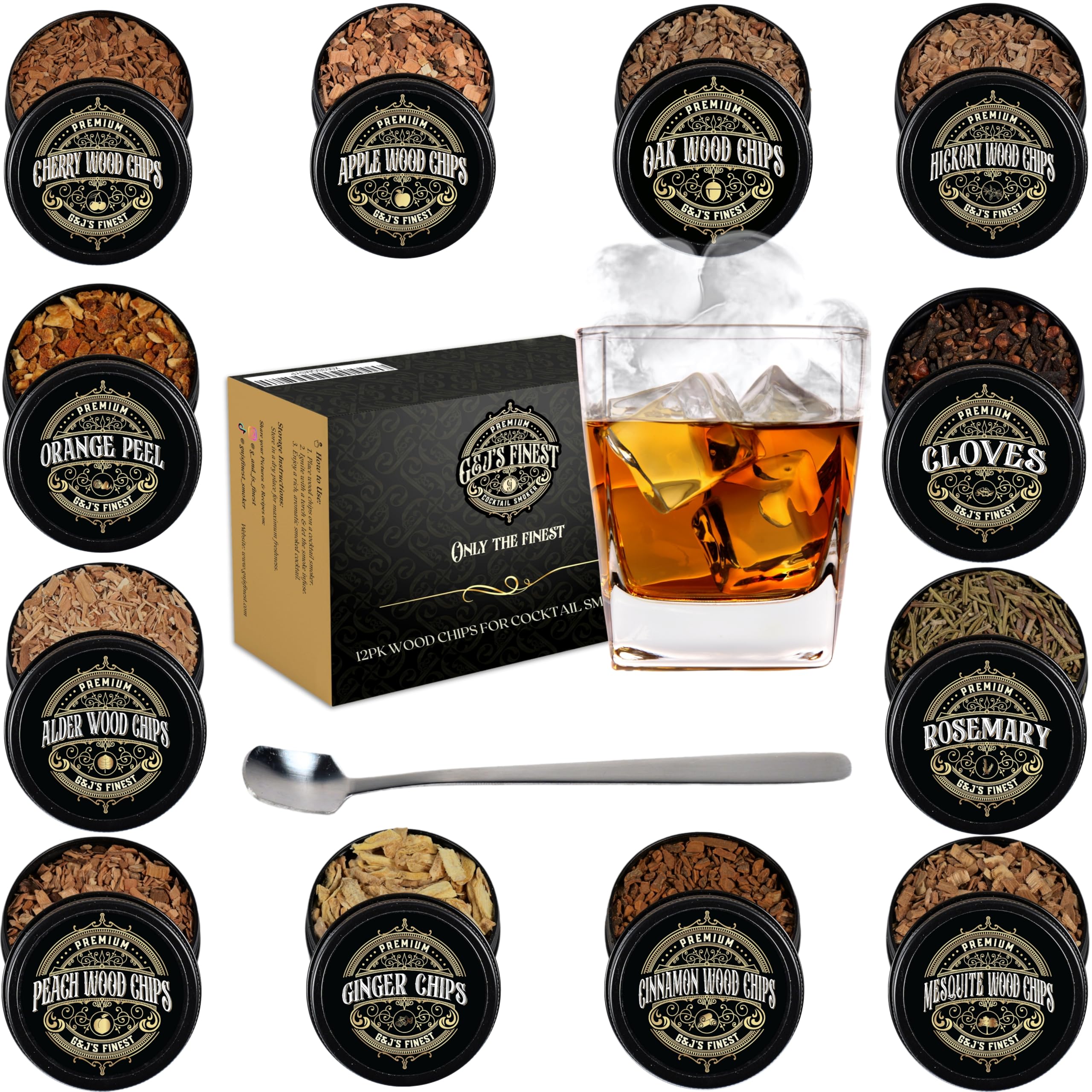 Amazon.com : 12 Wood chips for Cocktail Smoker/Smoke Gun
